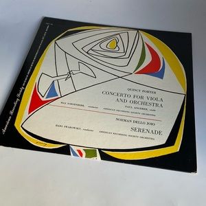 American Recording Society Concerto for Viola and Orchestra on Vinyl